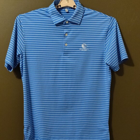 Peter Millar Other - Peter Millar Summer Comfort Blue Stripe Golf Polo Men's SIZE SMALL